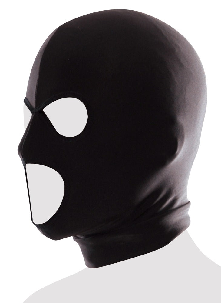 FETISH FANTASY SERIES - SPANDEX 3-HOLE HOOD