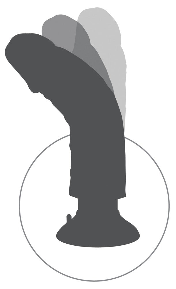 KING COCK - 8" VIBRATING COCK
