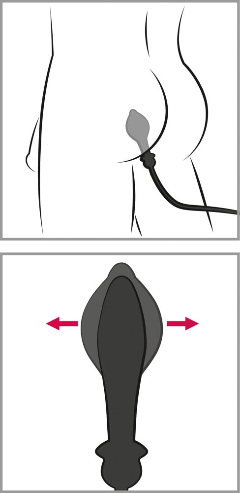 ANAL FANTASY ELITE - AUTO-THROB INFLATABLE VIBRATING PLUG