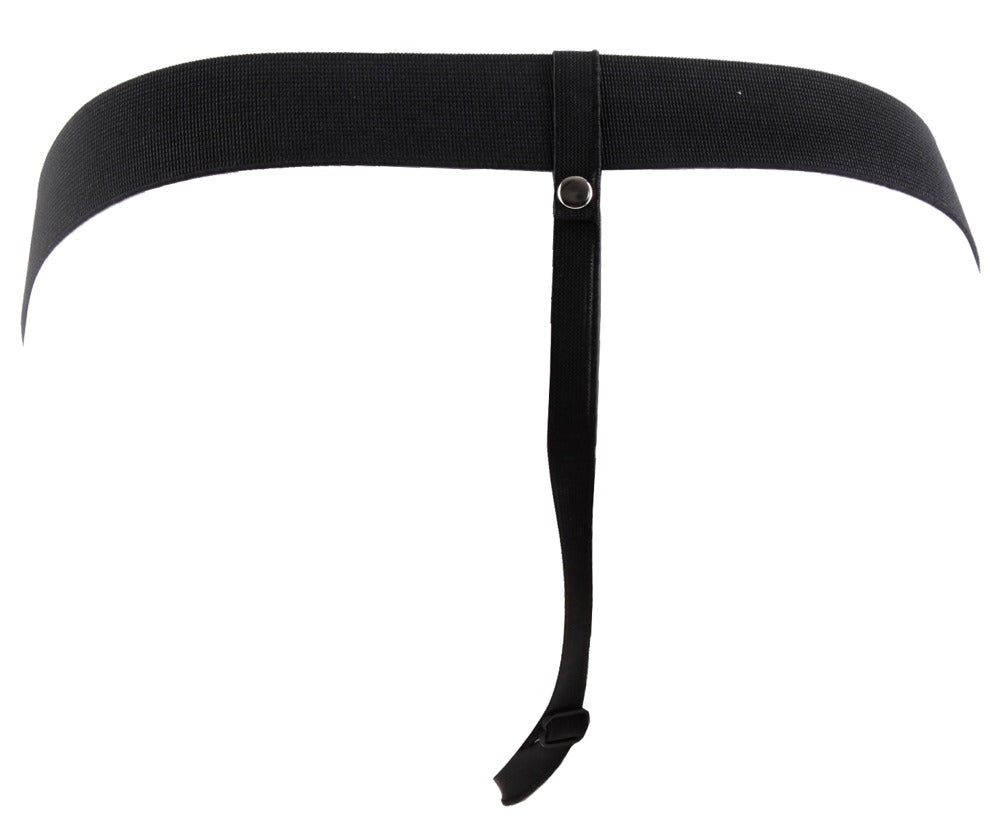 FETISH FANTASY SERIES - 7" VIBRATING HOLLOW STRAP-ON