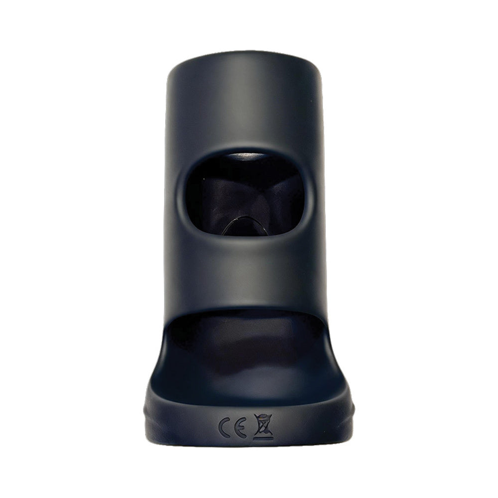 HOTT PRODUCTS - DECADENCE MOTOR MOUNT LIQUID SILICONE PENIS SLEEVE MULTI-SPEED RECHARGEABLE VIBRATOR BLACK