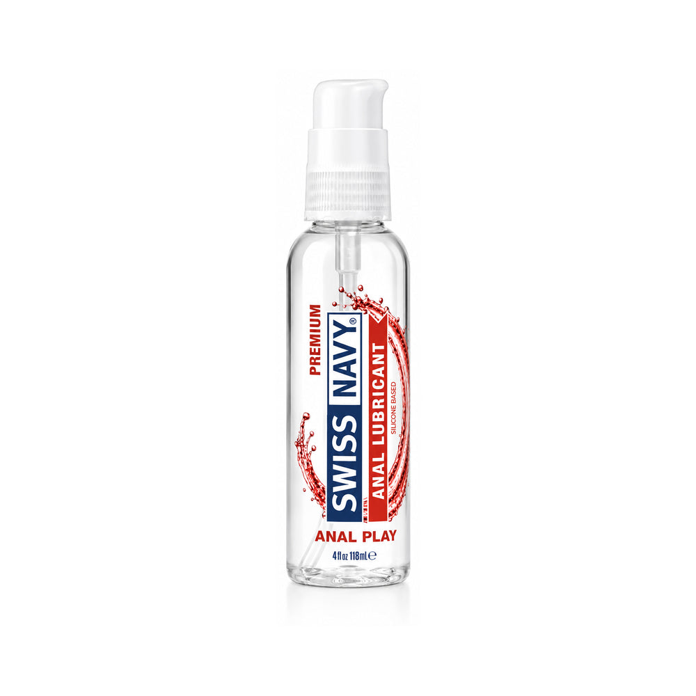 SWISS NAVY - LUBRIFICANTE ANAL DE SILICONE (SEM CRAVO) 4 OZ.