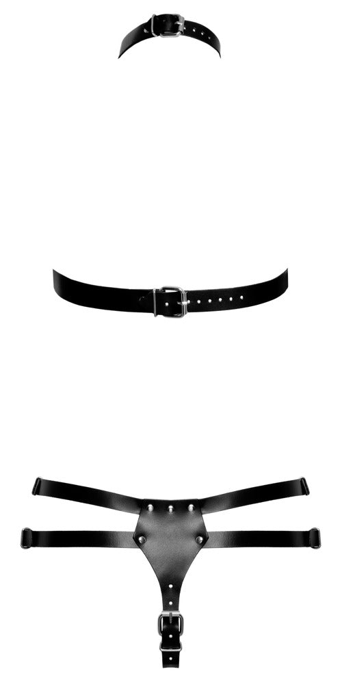 ZADO - LEATHER HARNESS SET