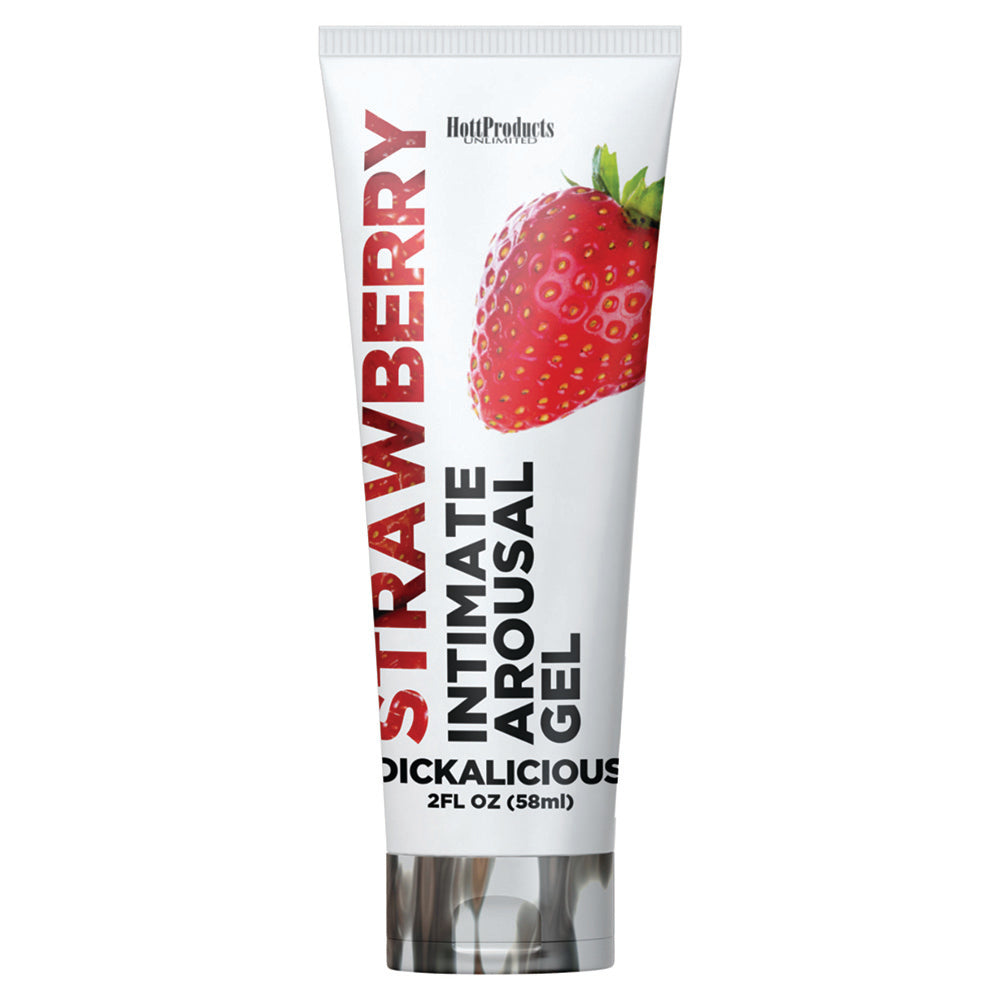 HOTT PRODUCTS - DICKALICIOUS INTIMATE AROUSAL GEL STRAWBERRY 2 OZ.