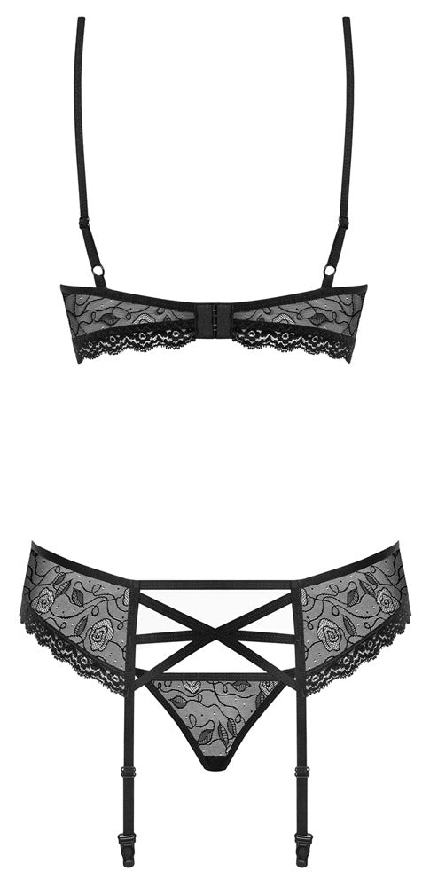 OBSESSIVE - SUSPENDER SET, 3-PIECE SET