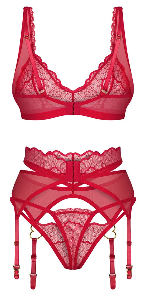 OBSESSIVE - SUSPENDER SET CUPIDE DESIR