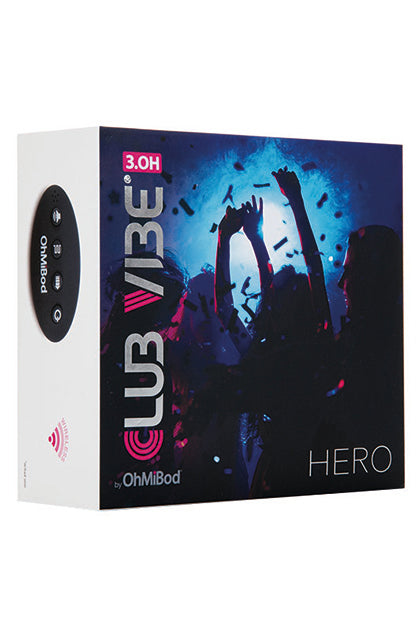OHMIBOD - CLUB VIBE 3.OH HERO - BLACK