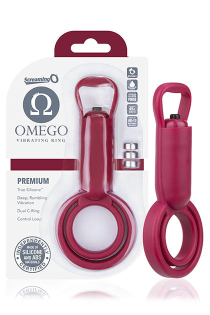 SCREAMING O - OMEGO VIBRATING RING (MERLOT ONLY)
