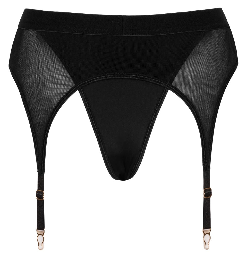 BAD KITTY - STRAP-ON THONG WITH SUSPENDERS