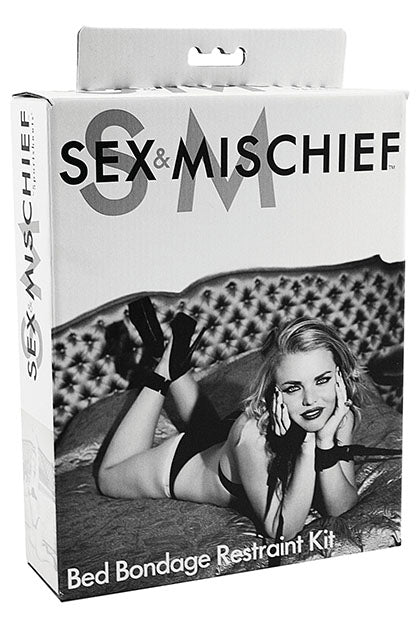 SEX & MISCHIEF - BED BONDAGE RESTRAINT KIT
