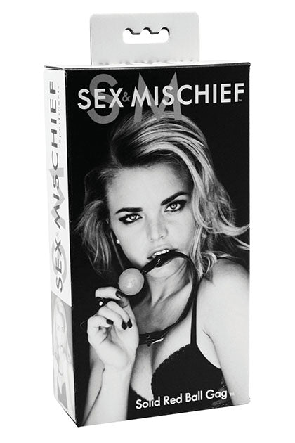 SEX & MISCHIEF - SOLID RED BALL GAG