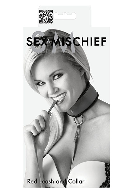 SEX & MISCHIEF - RED LEASH & COLLAR
