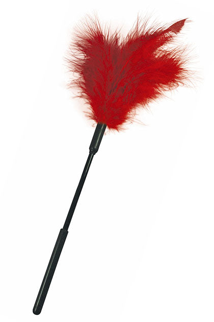 FEATHER TICKLER 7.. RED