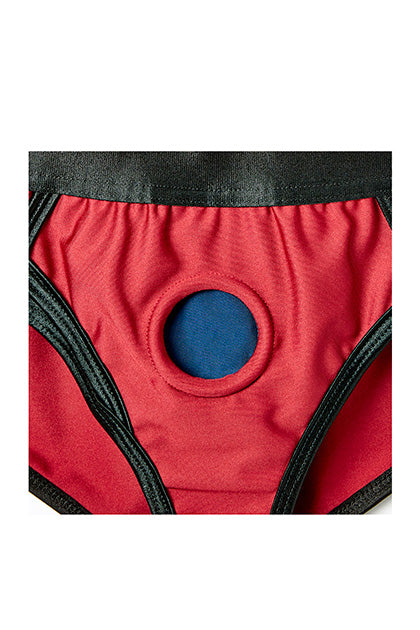 SPORTSHEETS - CONTOUR HARNESS-L BORDEAUX