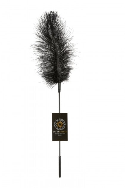 SPORTSHEETS - OSTRICH TICKLER - BLACK