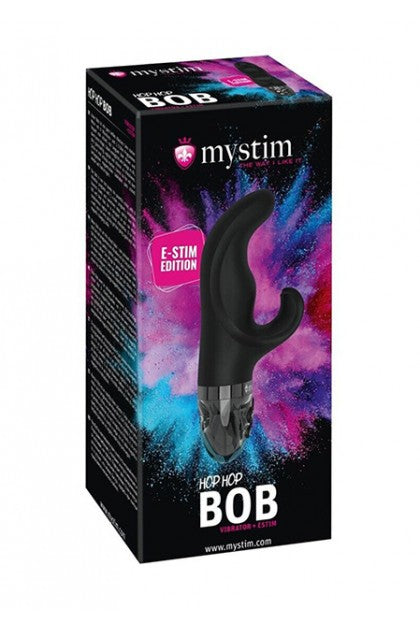 MYSTIM - HOP HOP BOB ESTIMVIBRATOR, BLACK