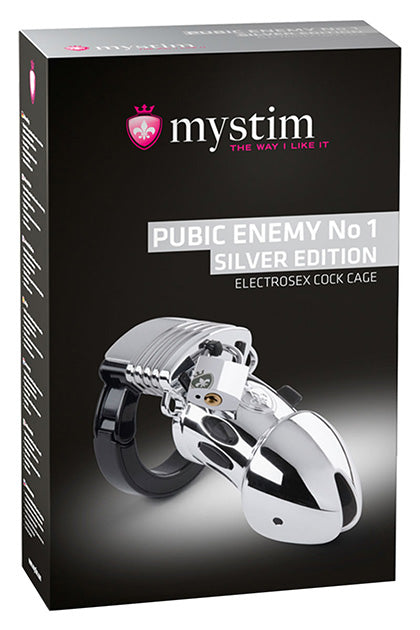 Mystim Pubic Enemy No 1 - Silver Edition
