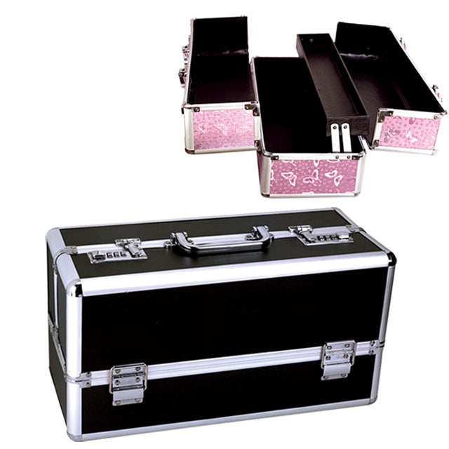 BMS - THE TOY CHEST ESTOJO DE VIBRADOR COM FECHO GRANDE PRETO