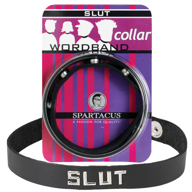 SPARTACUS - SMALL LEATHER COLLAR (SLUT)