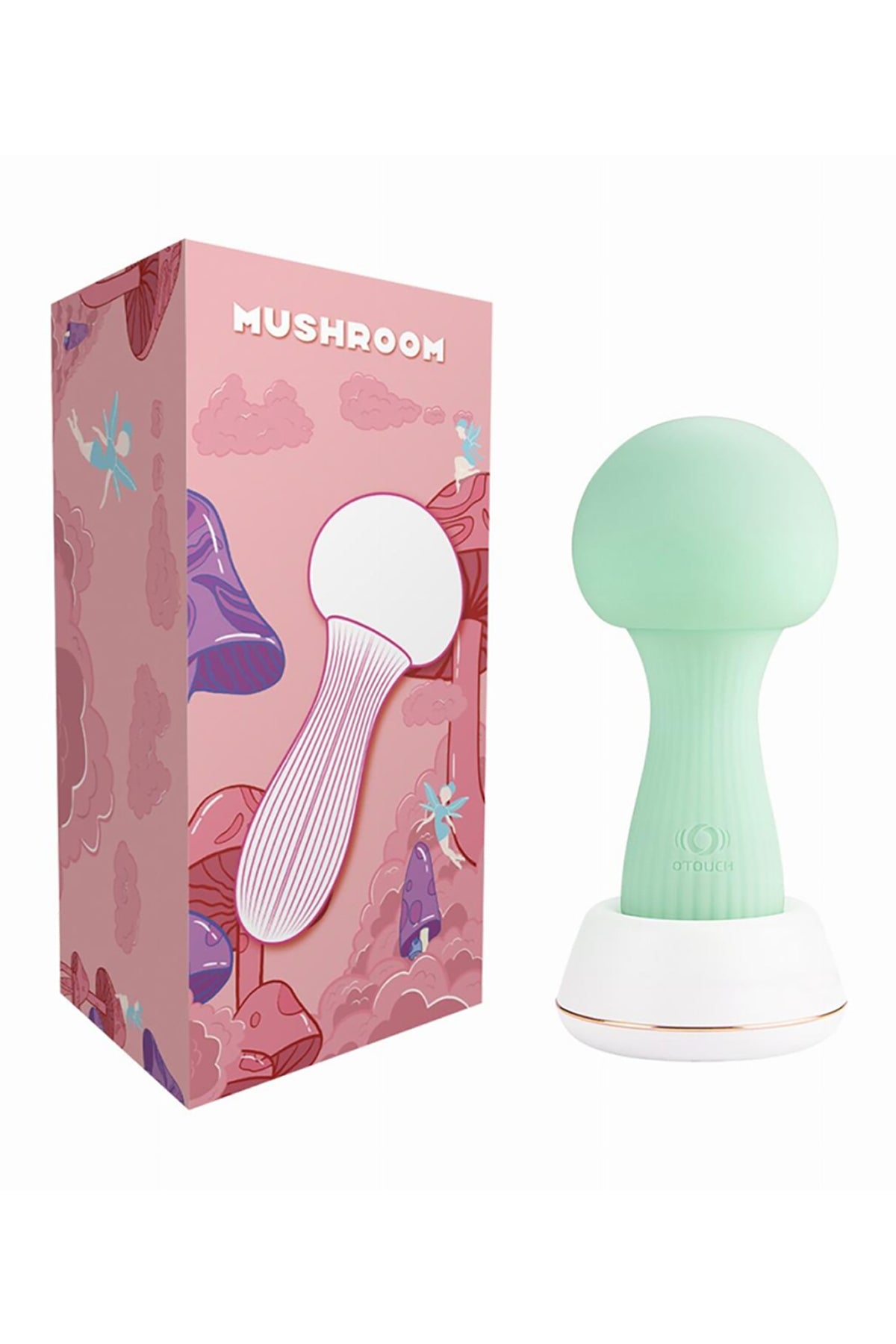 OTOUCH - Mushroom Silicone Wand Vibrator - Teal