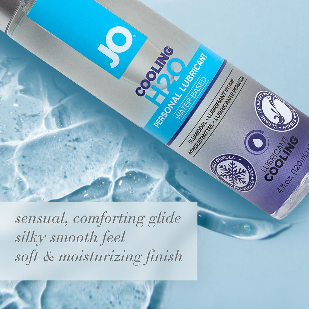 LUBRIFICANTE À BASE DE ÁGUA SYSTEM JO - JO H2O COOLING 2 OZ.