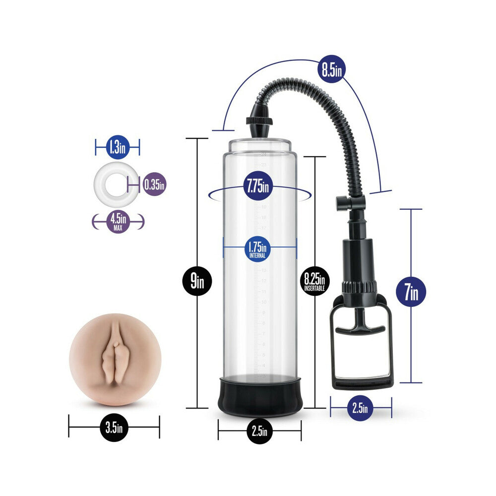 BLUSH - PERFORMANCE VX5 MALE ENHANCEMENT PUMP SYSTEM CLEAR