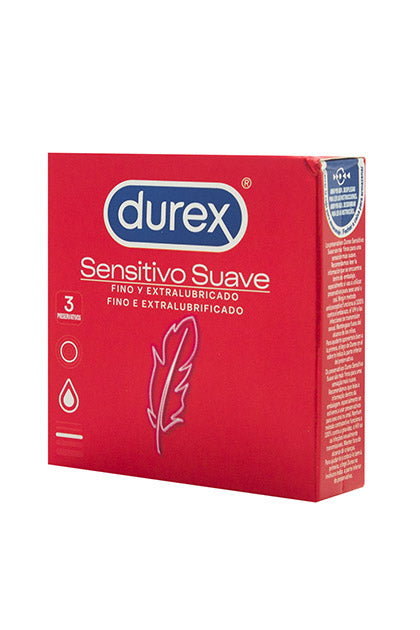 DUREX - SENSITIVO SUAVE 3UDS.