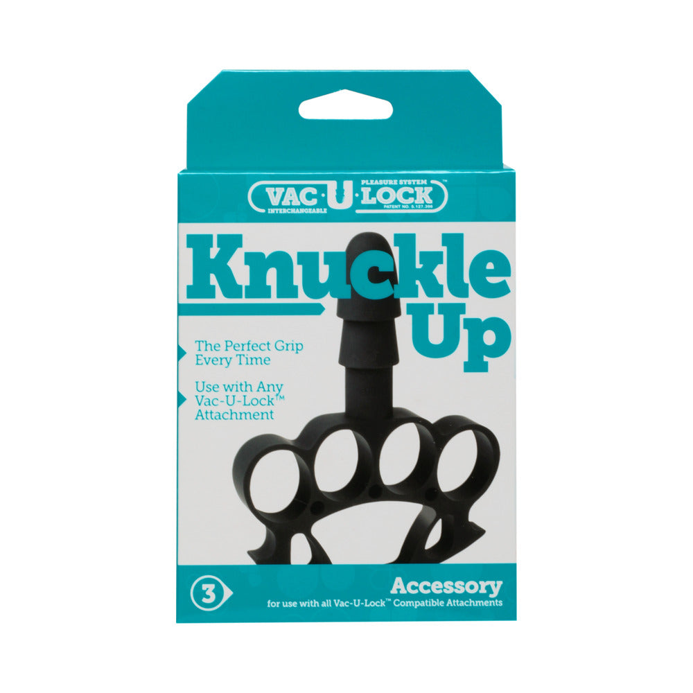 DOC JOHNSON - VAC-U-LOCK - KNUCKLE UP BLACK