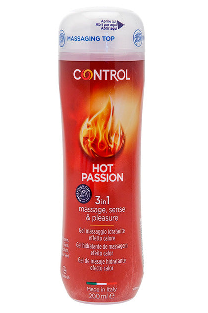 CONTROL - HOT PASSION MASSAGE GEL 3 IN 1