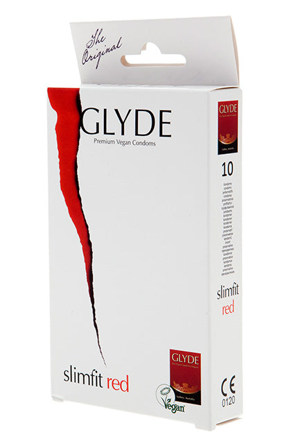 GLYDE - ULTRA SLIMFIT RED 10 UDS