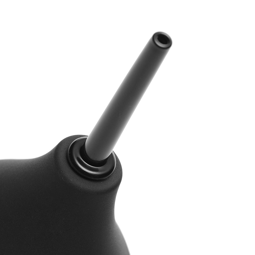 XR BRANDS - IRRIGADOR ANAL DE PONTA FINA CLEANSTREAM PRETO