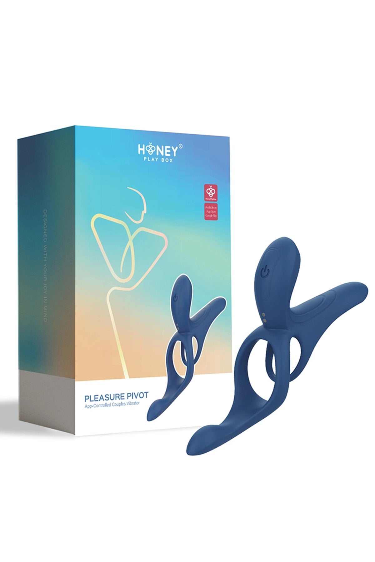 HONEY PLAY BOX - PLEASURE PIVOT BLUE