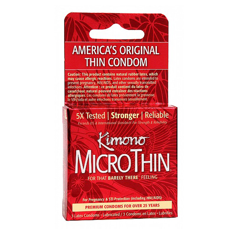 PARADISE MARKETING - PRESERVATIVOS KIMONO MICROTHIN (3 UN.)