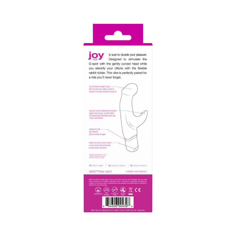 VEDO - JOY MINI VIBE HOT IN BED PINK