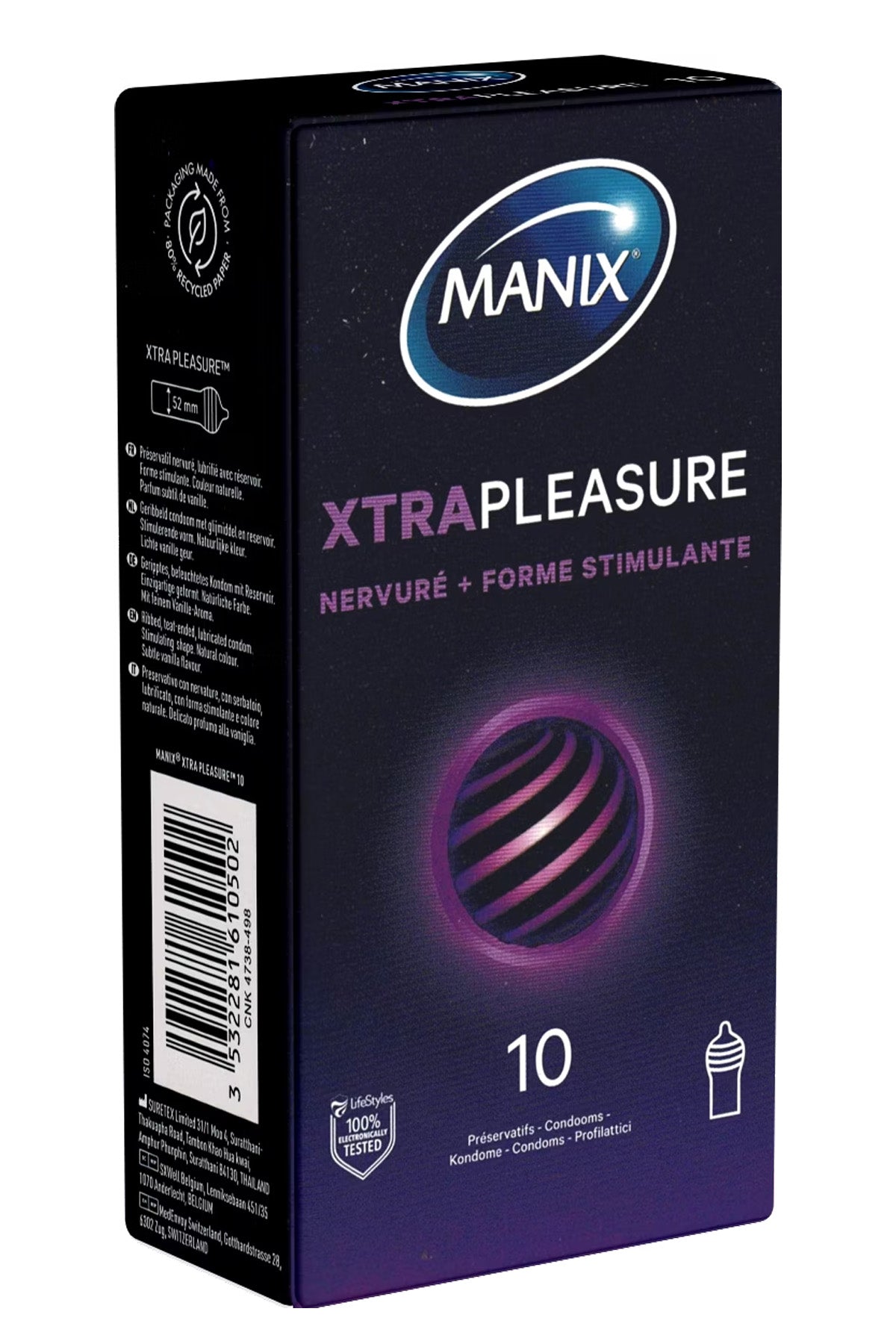 MANIX - XTRA PLEASURE 10'S