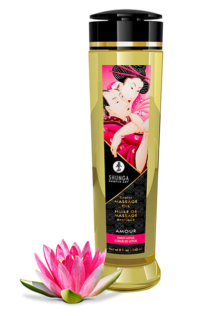 Shunga Massage Oil Amour - Dulce de Loto