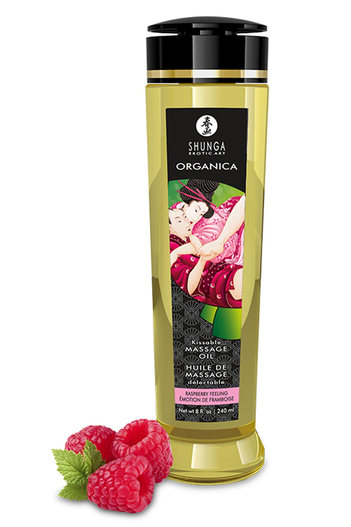 SHUNGA MASSAGE OIL ORGANICA RASPBERRY FEELING