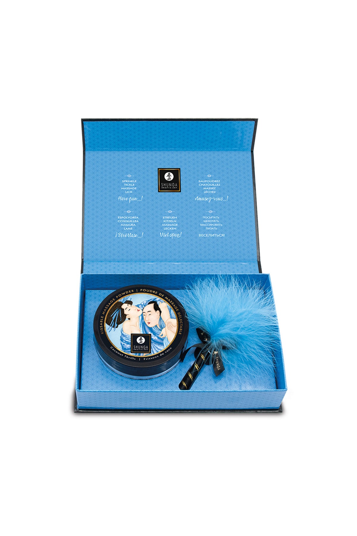 SHUNGA KISSABLE MASSAGE POWDER COCONUT THRILLS