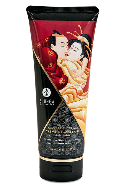 SHUNGA - MASSAGE CREAM SPARKLING STRAWBERRY WINE