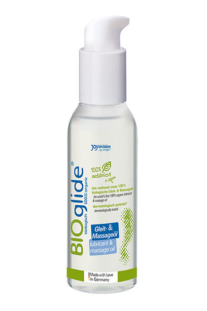 BIOglide lubricant and massage oil, 125 ml