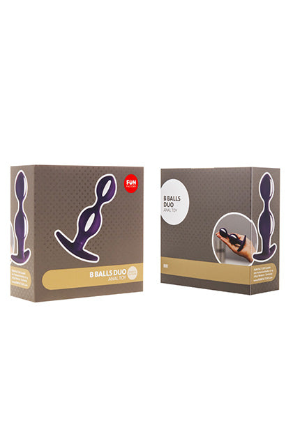 FUN FACTORY - B BALLS DUO WHITE | DARK VIOLET
