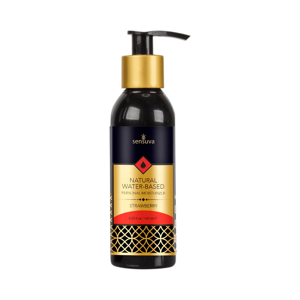 SENSUVA - LUBRIFICANTE PESSOAL NATURAL À BASE DE ÁGUA MORANGO 120 ML.