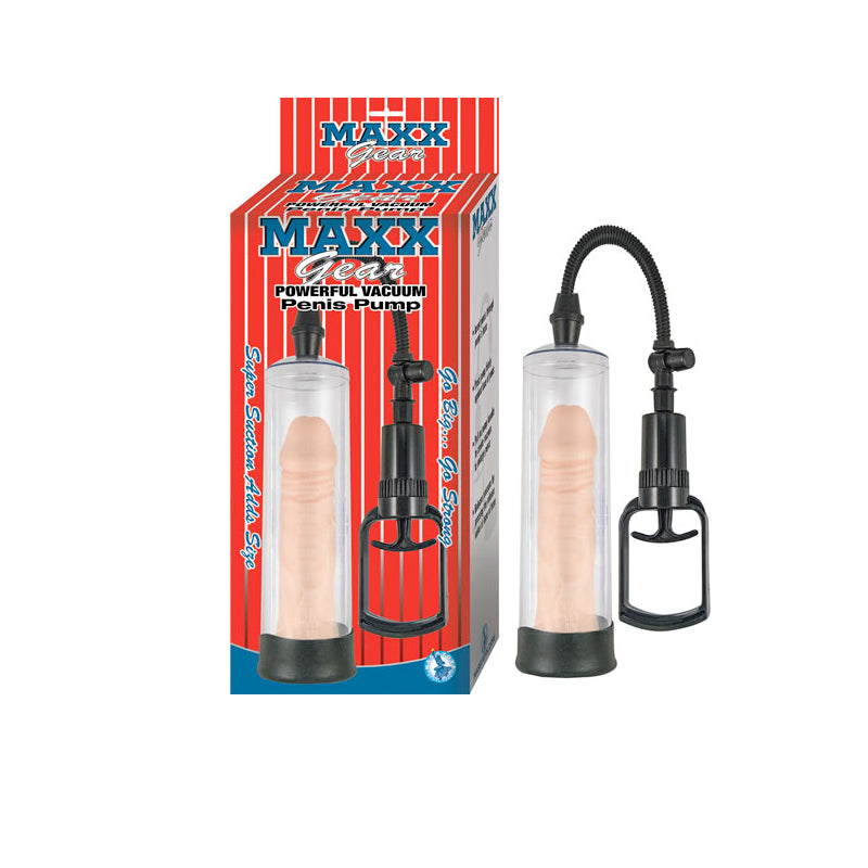NASSTOYS - BOMBA PENIANA DE VÁCUO POTENTE MAXX GEAR TRANSPARENTE