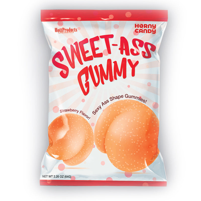HOTT PRODUCTS - SWEET ASS GUMMY BUTT SHAPED GUMMIES 8 /PER