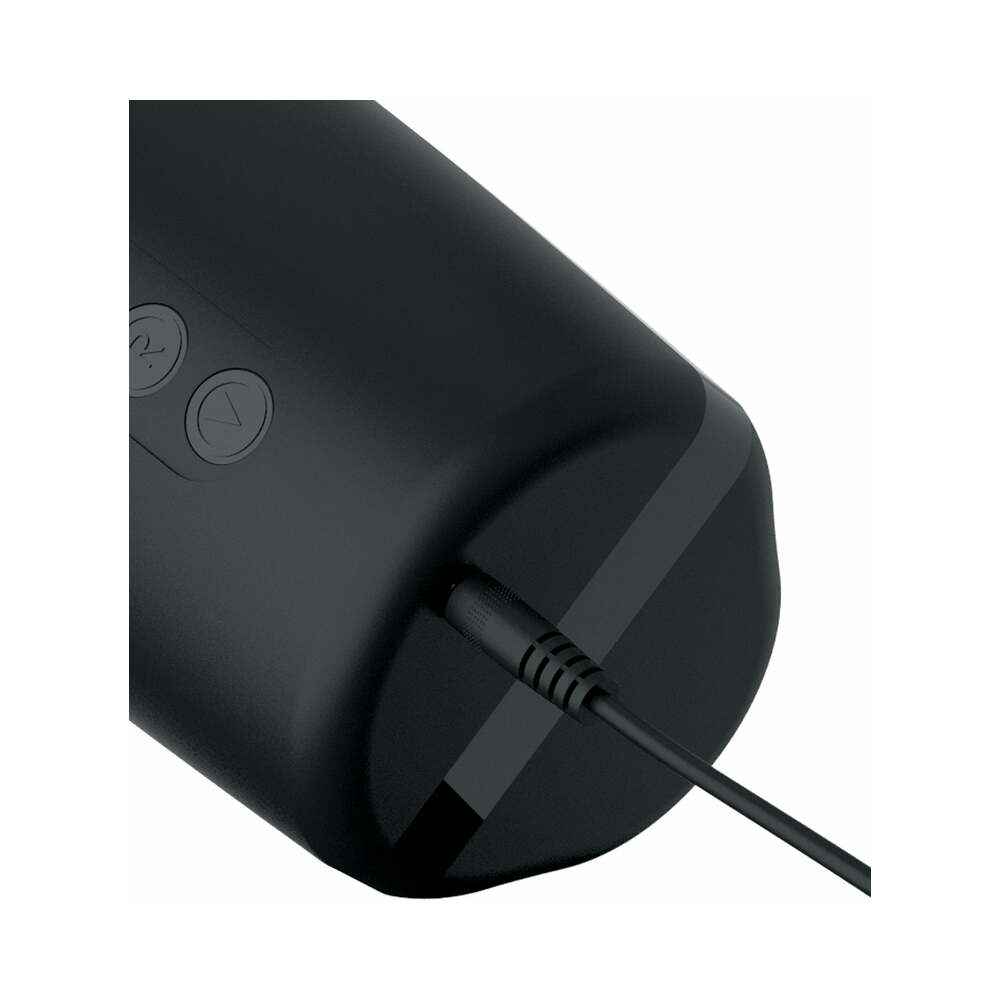 PDX BRANDS - PDX ELITE MOTOBATOR 2 RECHARGEABLE THRUSTING VIBRATING MASTURBATOR CLEAR/BLACK