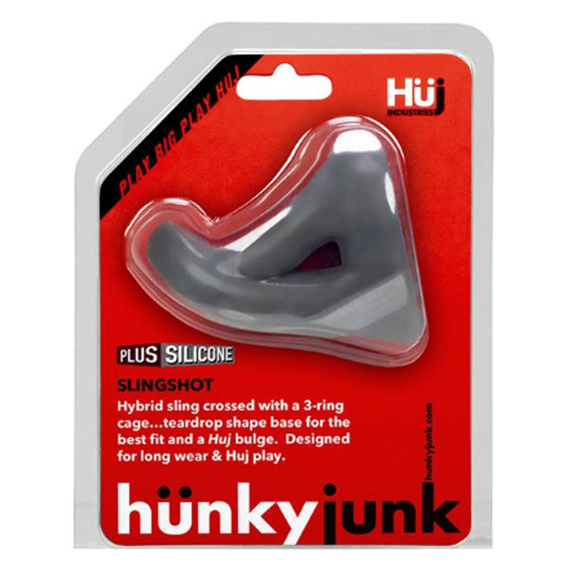 OXBALLS - HUNKYJUNK SLINGSHOT 3 RING TEARDROP STONE