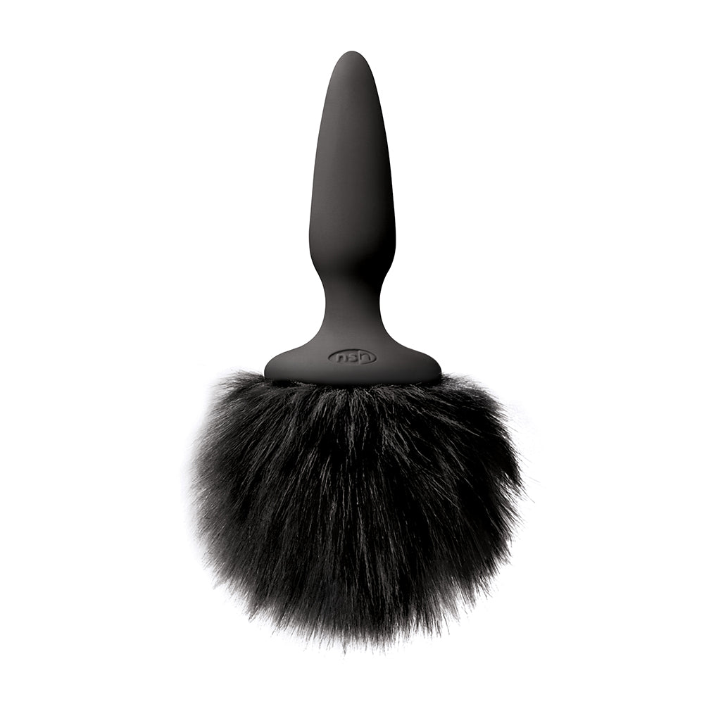 NS NOVELTIES - BUNNY TAILS PLUG MINI PELO PRETO