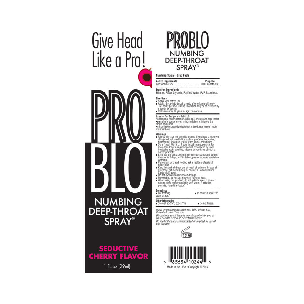 LITTLE GENIE - PROBLO NUMBING SPRAY - CHERRY