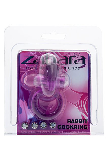 ZAHARA - ANILLA CONEJO LILA TRANSPARENTE