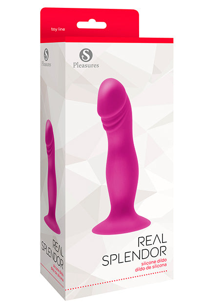 S PLEASURES - REAL SPLENDOR DILDO PLUM